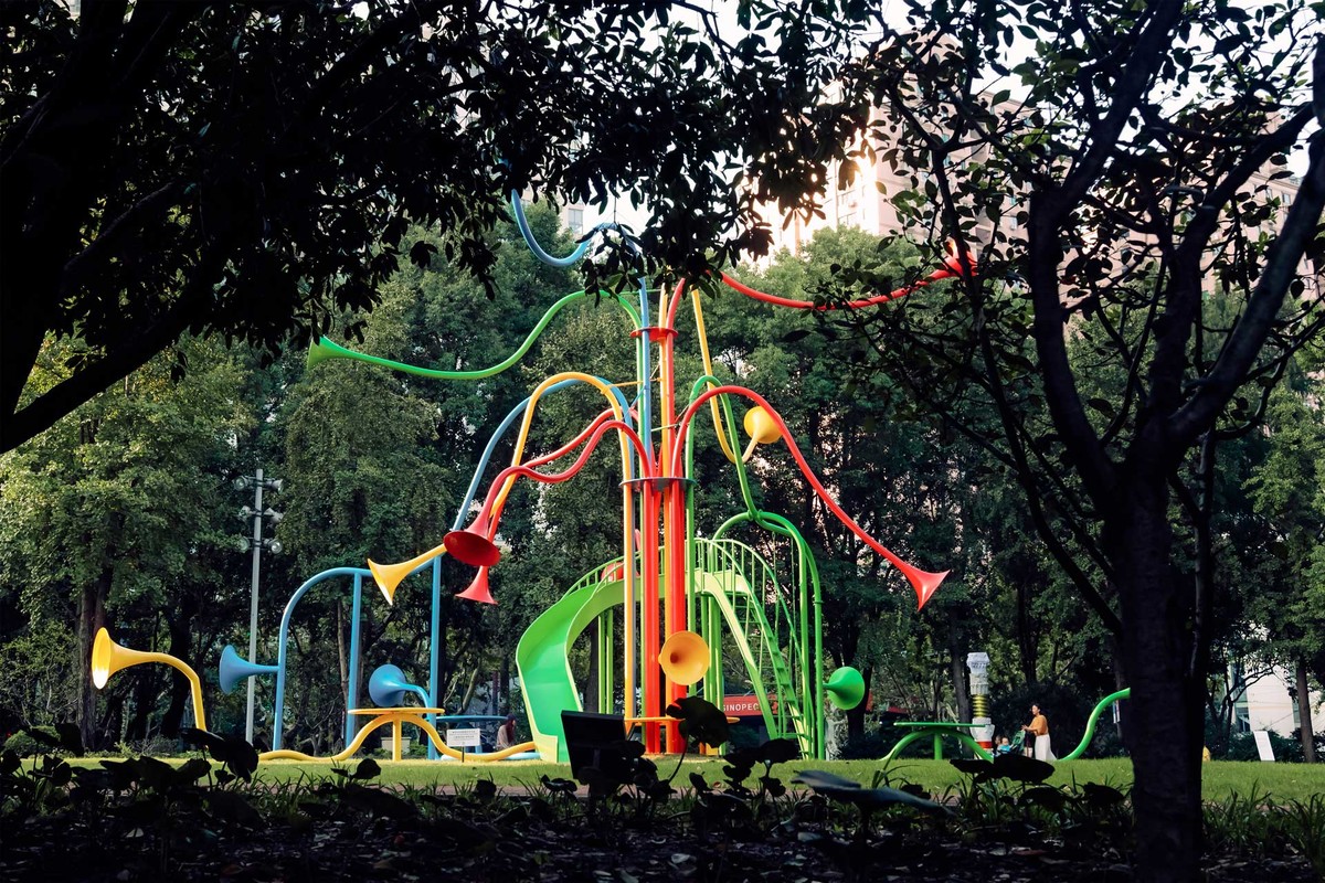 OTONOMORI Sound Forest by Yuri Suzuki