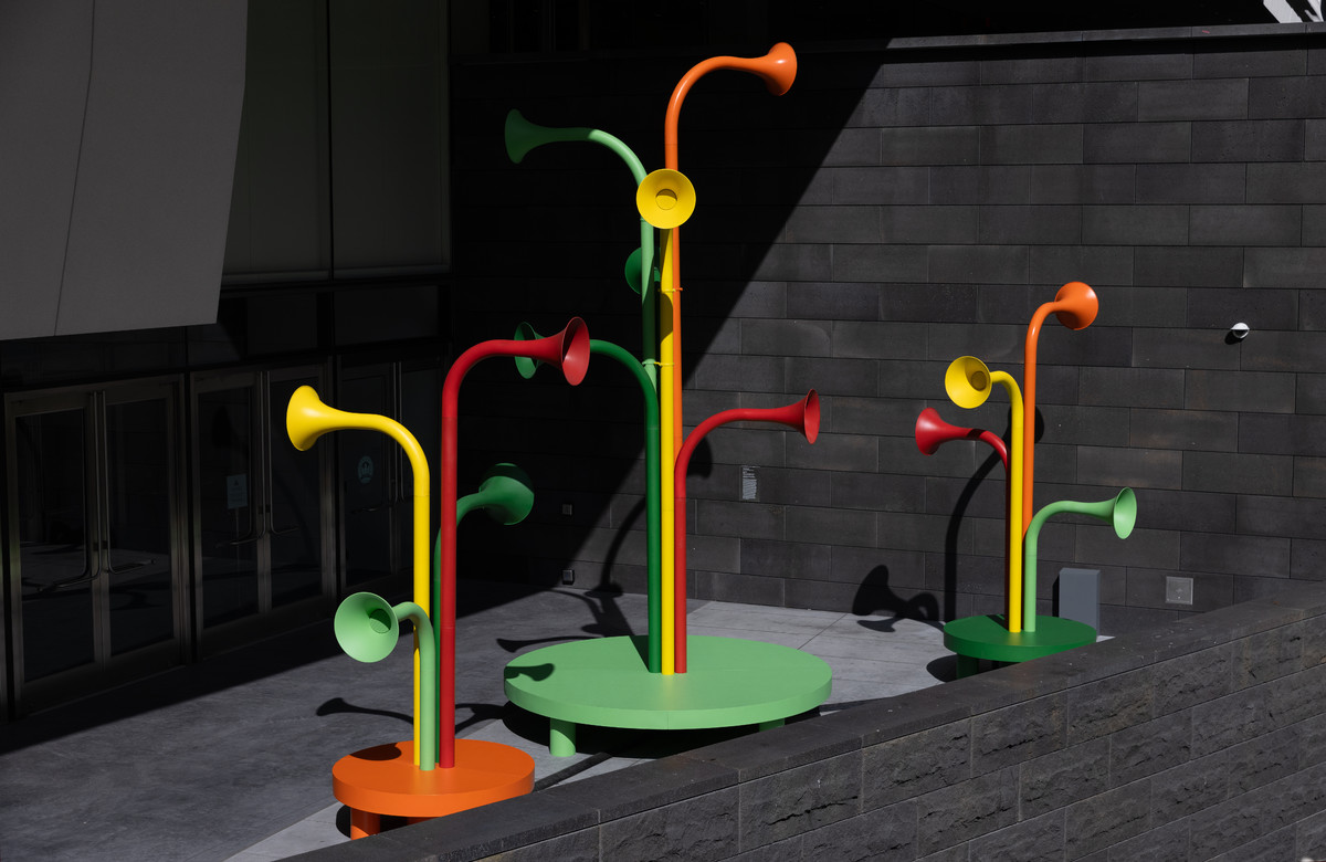 Arborhythm by Yuri Suzuki for the San Francisco Museum of Modern Art, fabricated by MakerNet